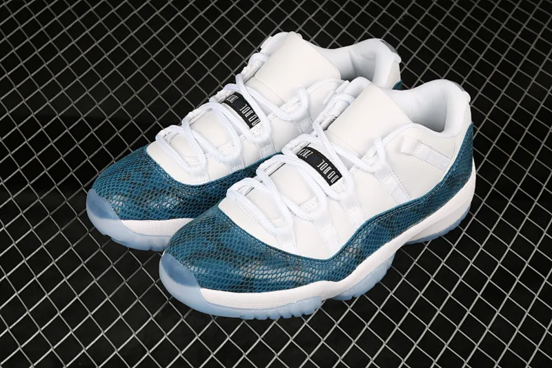 All categories Air Jordan Jordan series basketball shoes Air Jordan 11 Air Jordan 11 Retro Low "Navy Blue Snakeskin" AJ11 Blue Snake Joe 11 low-top basketball shoes CD6846-102